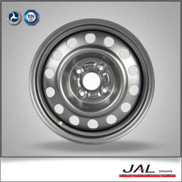 4 Lug Silver Steel Wheel Llantas de rueda de automóvil